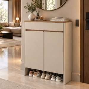 zapatero repisa madera 2 puertas 1